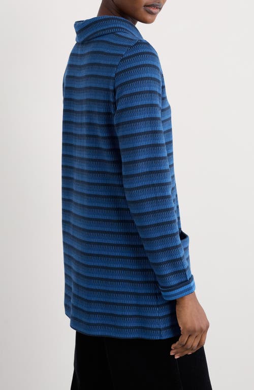 Seasalt Cornwall Mawgan Turtleneck Tunic Top In Blue