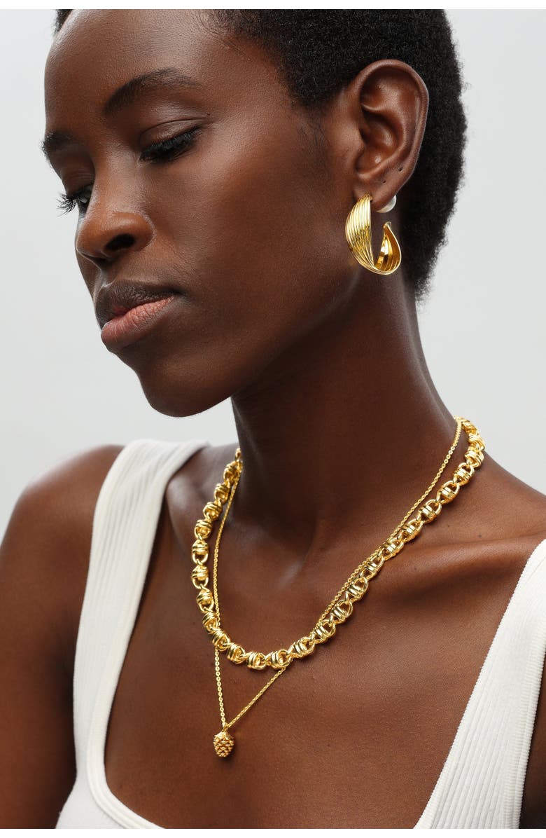 Classicharms Pinecone Pendant Necklace, Alternate, color, 