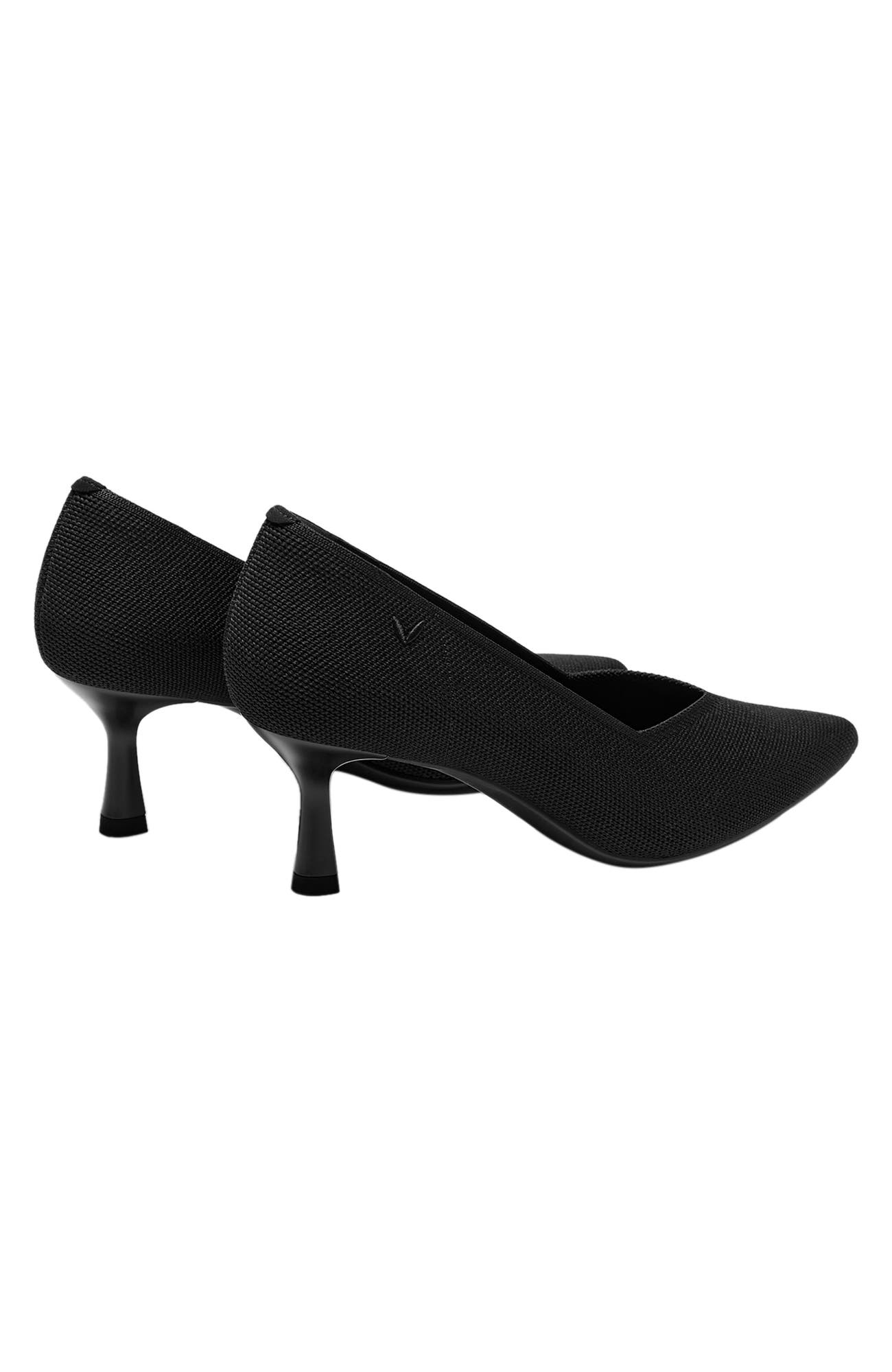 VIVAIA Pointed-Toe Mid Heels, Alternate, color, Black