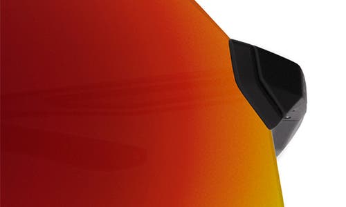 Smith Vert 139mm Chromapop™ Polarized Shield Sunglasses In Black/chromapop Red