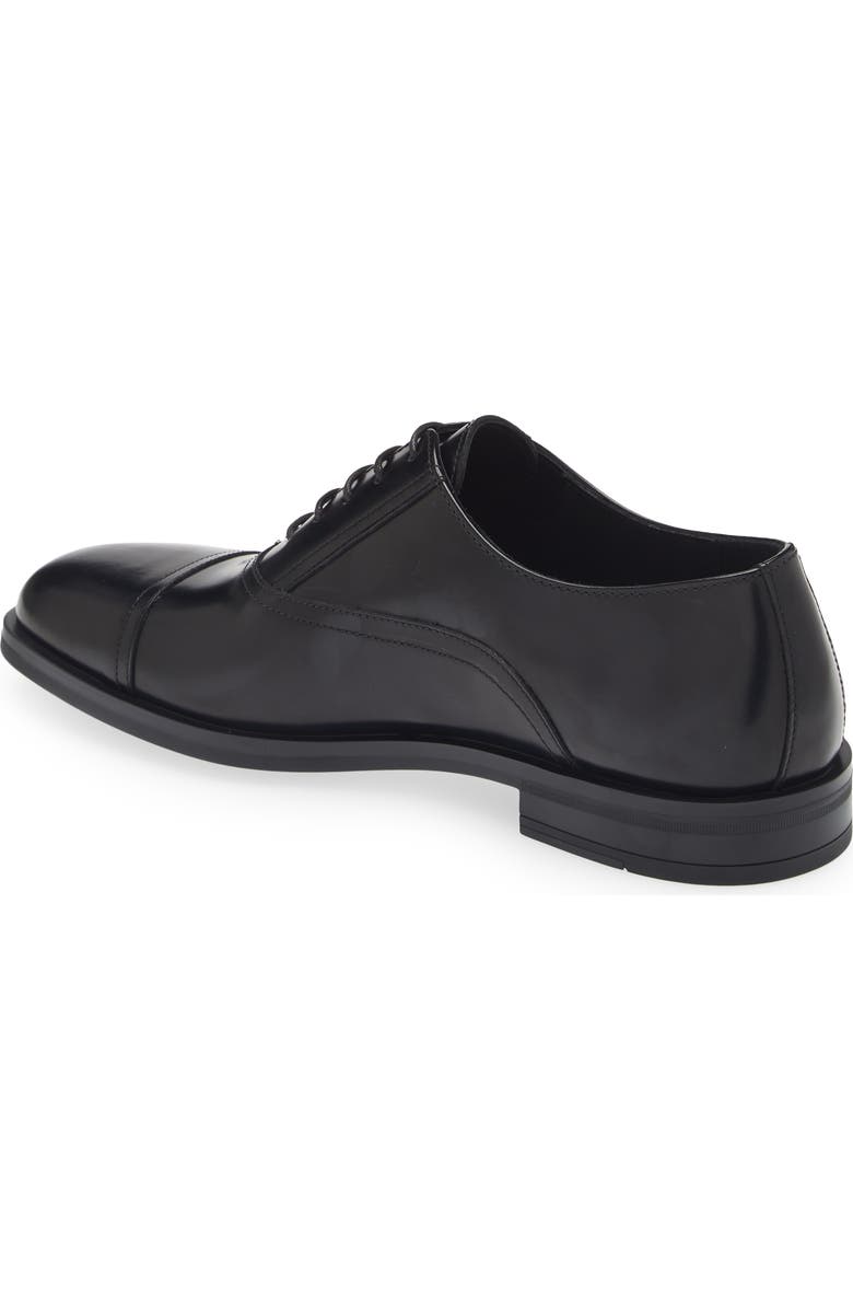 Stuart Weitzman Club Classic Cap Toe Oxford, Alternate, color, Black