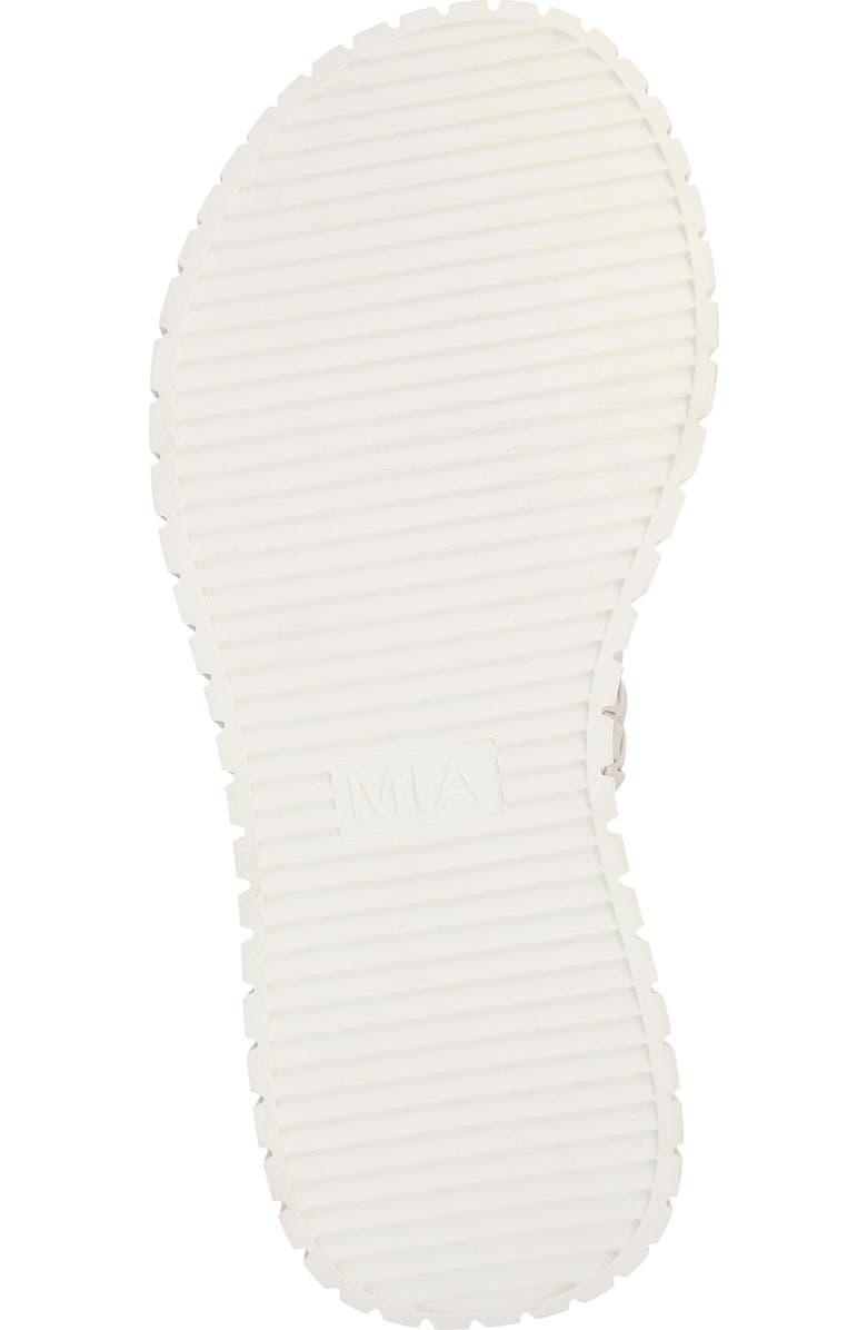 MIA Yoshi Platform Wedge Sandal, Alternate, color, Ecru