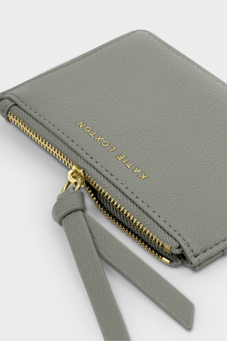 Hallie Coin And Card Holder, Alternate, color, Graphite Green