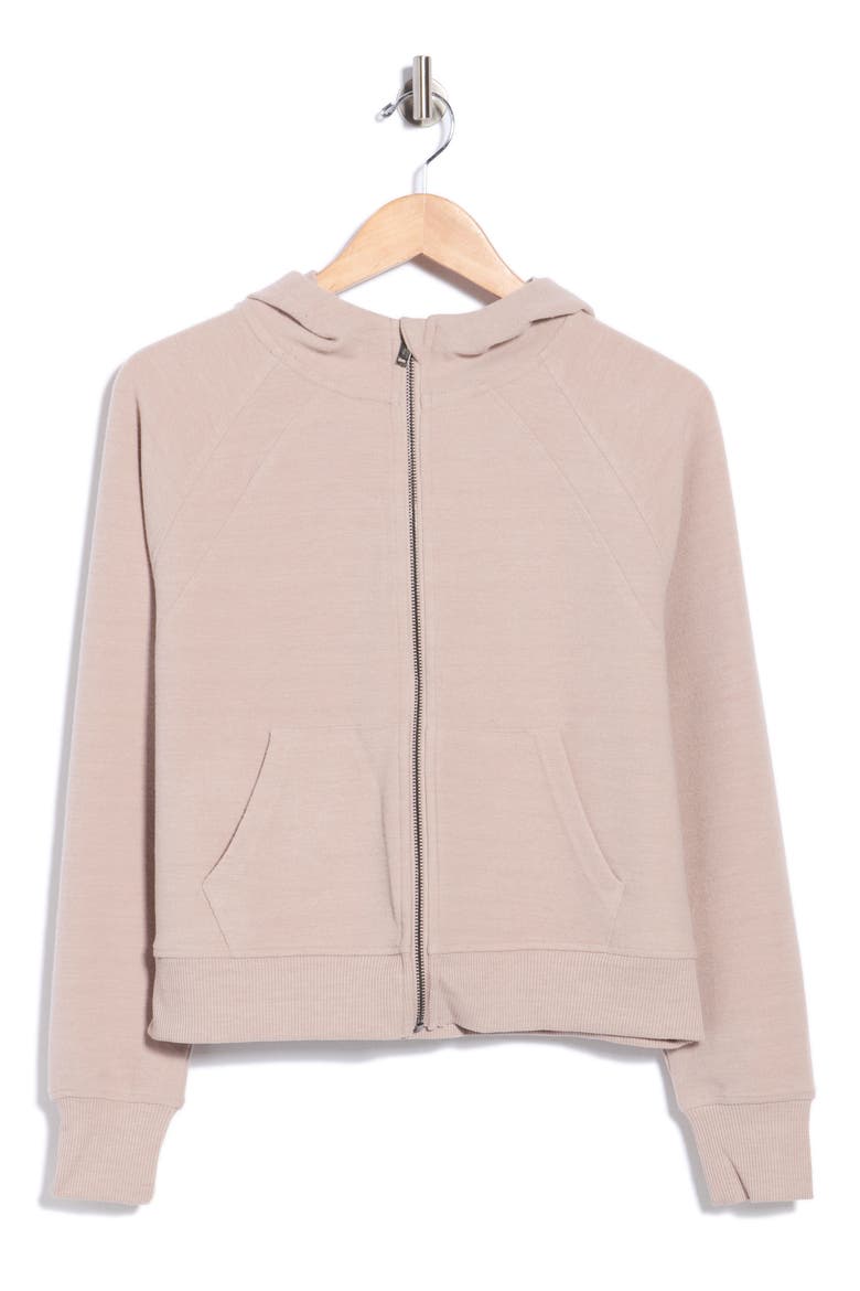 Melody Crop Full Zip Hoodie, Alternate, color, H. ATMOSPHERE