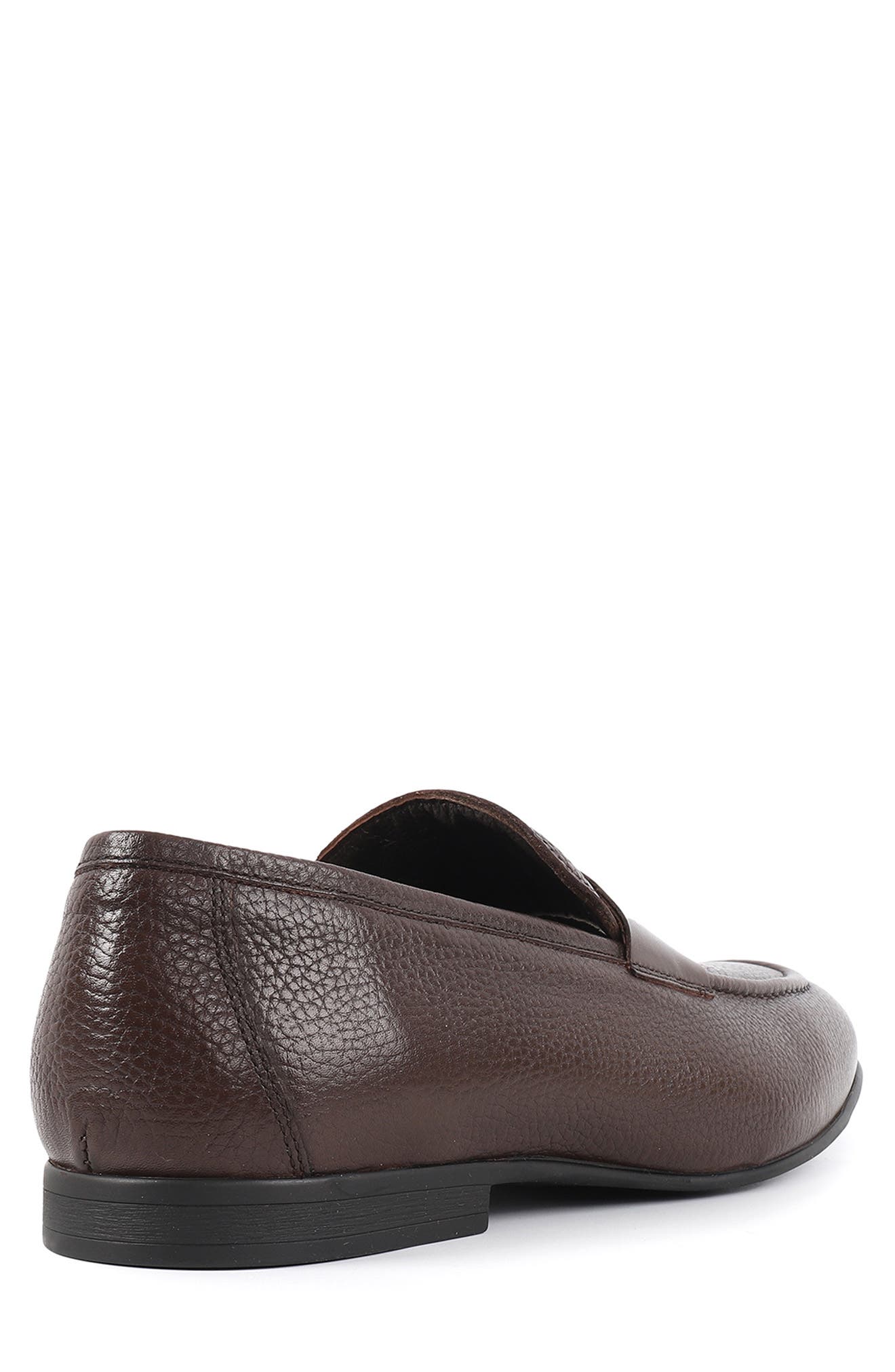 VELLAPAIS Amaretto Penny Loafer, Alternate, color, Dark Brown