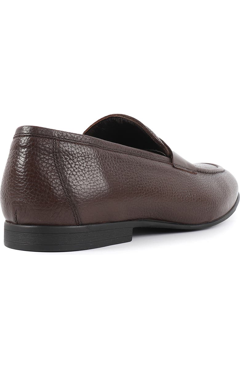 VELLAPAIS Amaretto Penny Loafer, Alternate, color, Dark Brown