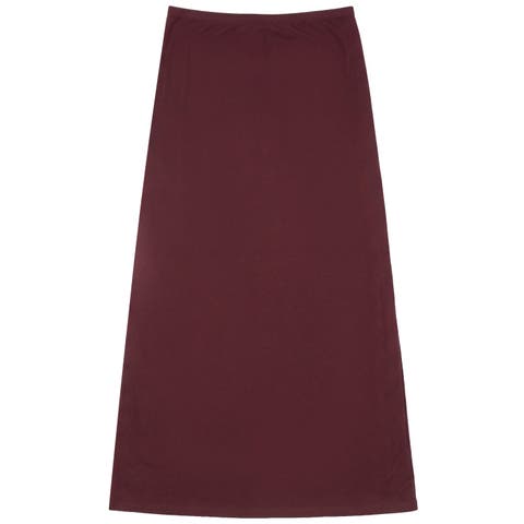 Elastic Waist Side Tag Pull-On Skirt