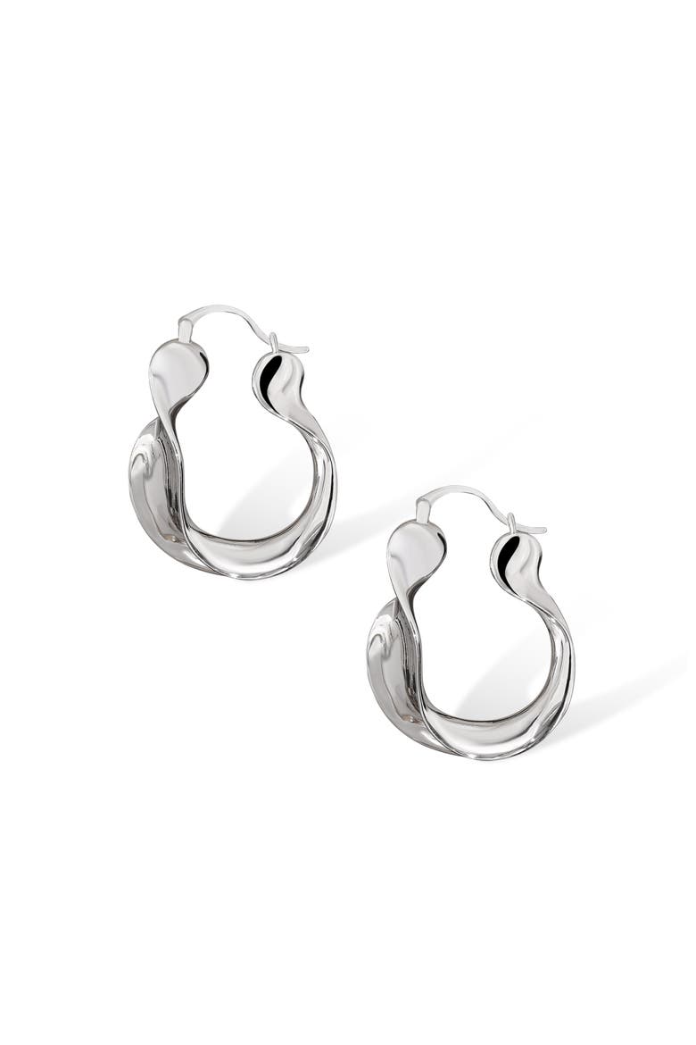 Breeze Silver Earrings, Main, color, Silver