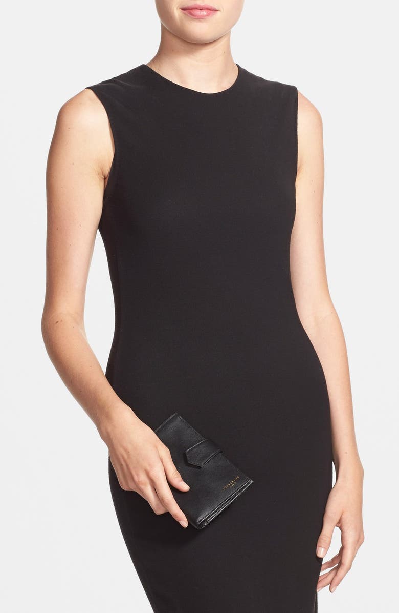 Longchamp '2.0' Leather Passport Wallet, Alternate, color,