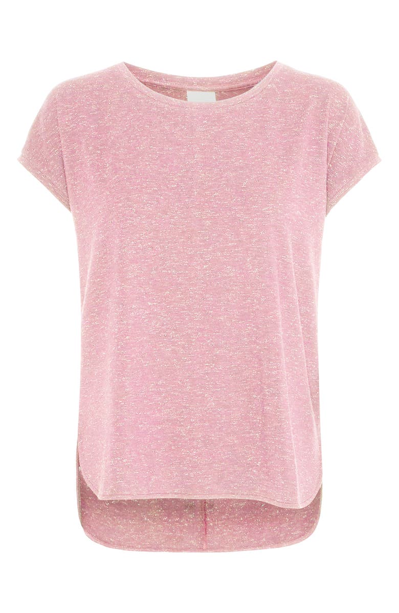 ICHI Ihrebel Short Sleeve Tee, Main, color, Lilas