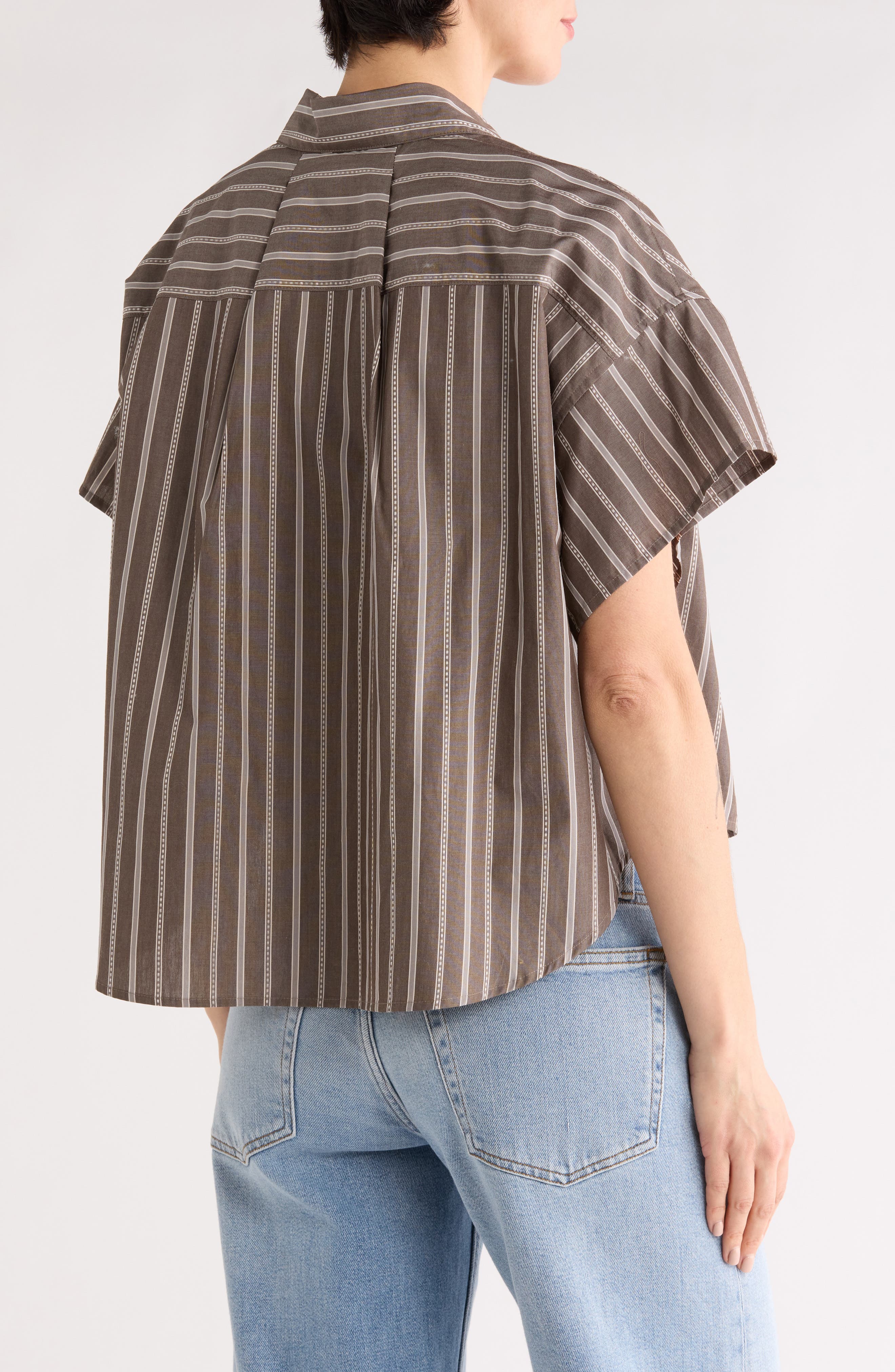 Maura Stripe Button-Up Shirt - image 4