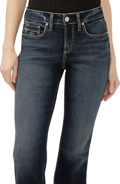 Silver Jeans Co. Suki Curvy Mid Rise Slim Bootcut Jeans