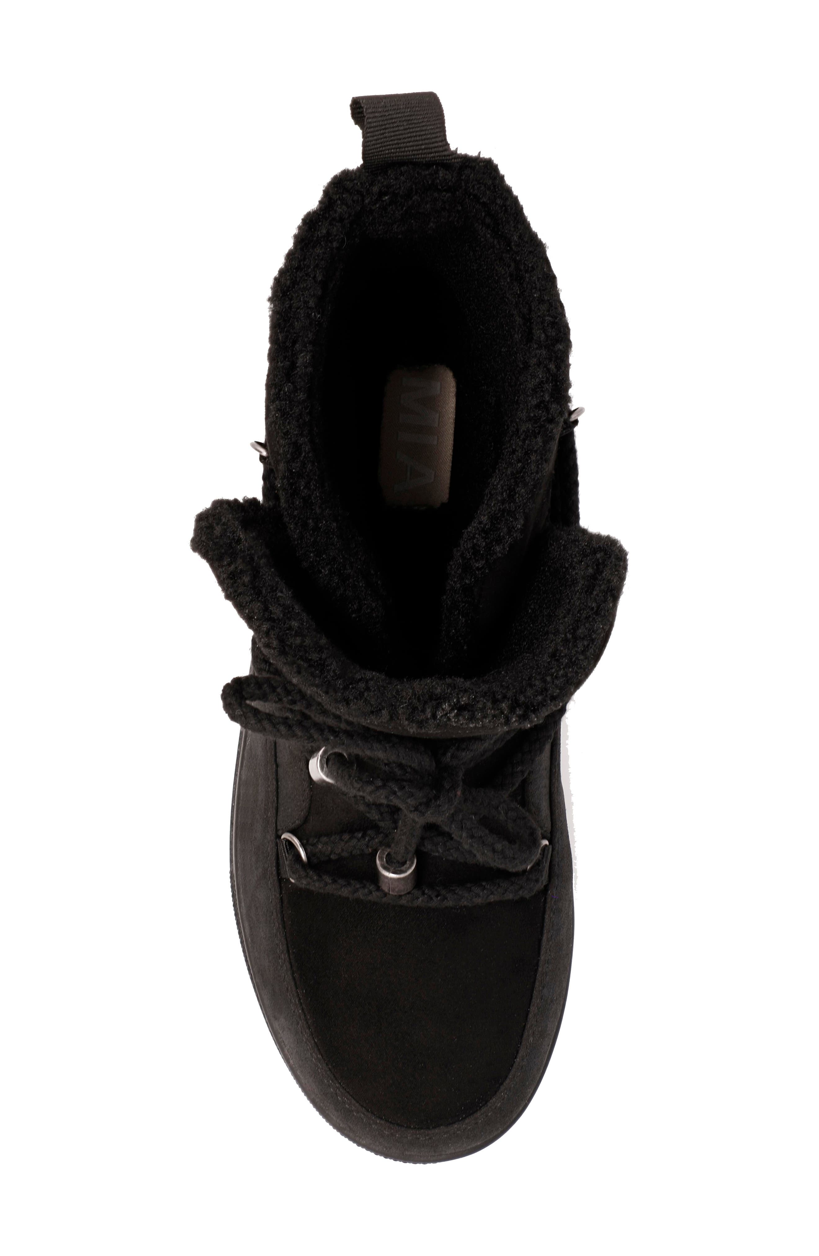 MIA Disa Faux Suede Bootie, Alternate, color, 