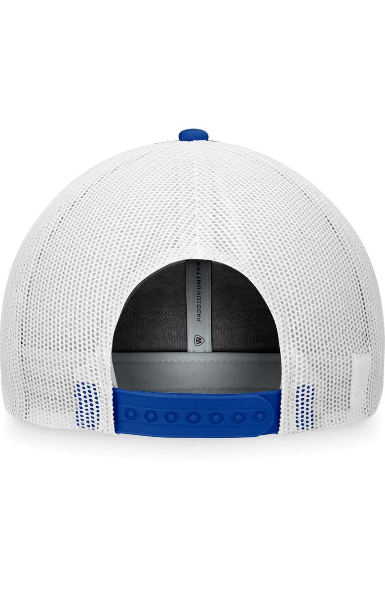 TOP OF THE WORLD Men's Top of the World Royal/Gray Kentucky Wildcats Daybreak Foam Trucker Adjustable Hat, Alternate, color, Royal