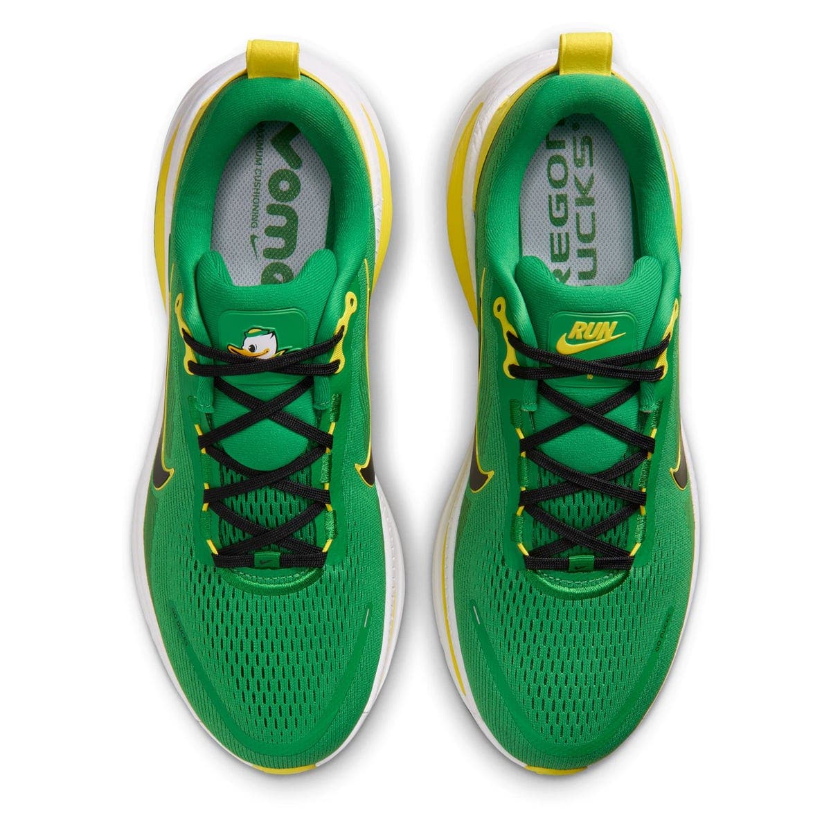 Men's Nike Oregon Ducks Vomero 18 Running Shoes, Alternate, color, Green