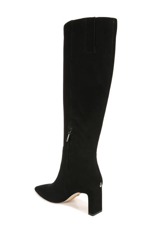 Sam Edelman Sylvia Knee High Boot Black Leather