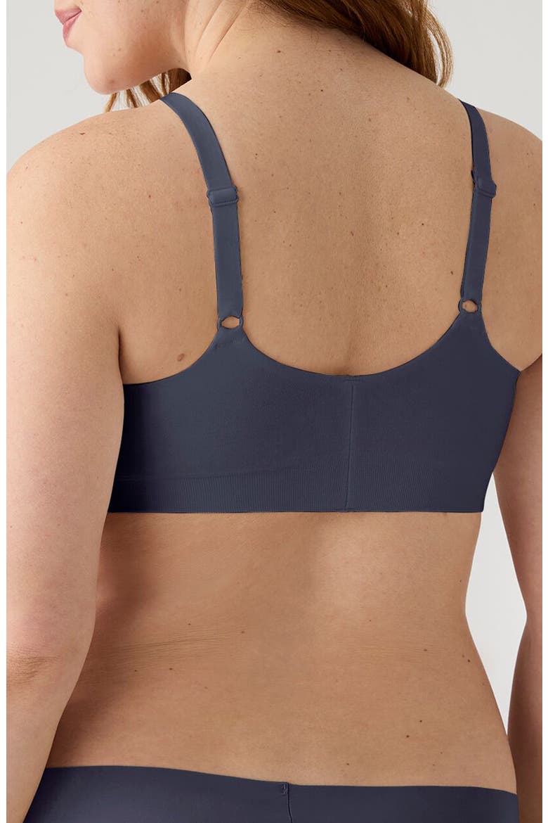 Soft Form V-Neck Adjustable Strap Bralette, Alternate, color, NIGHTFALL