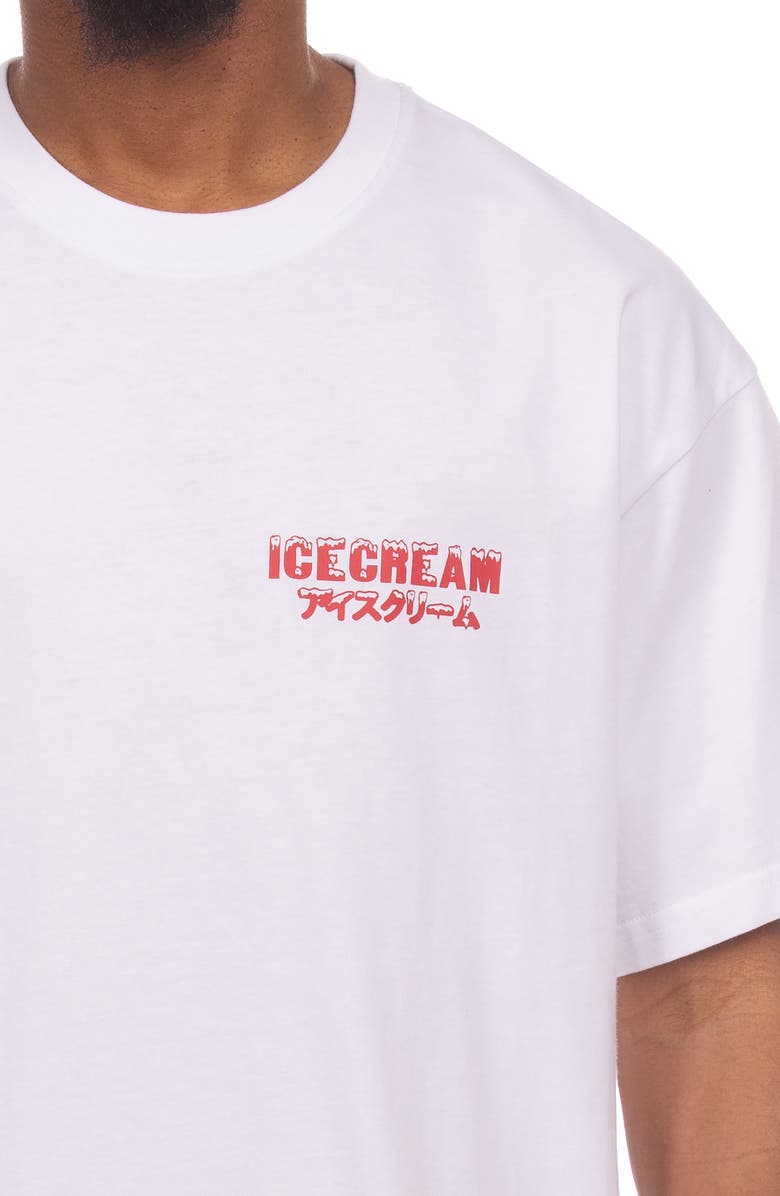 ICECREAM Safe Cotton Graphic T-Shirt, Alternate, color, White