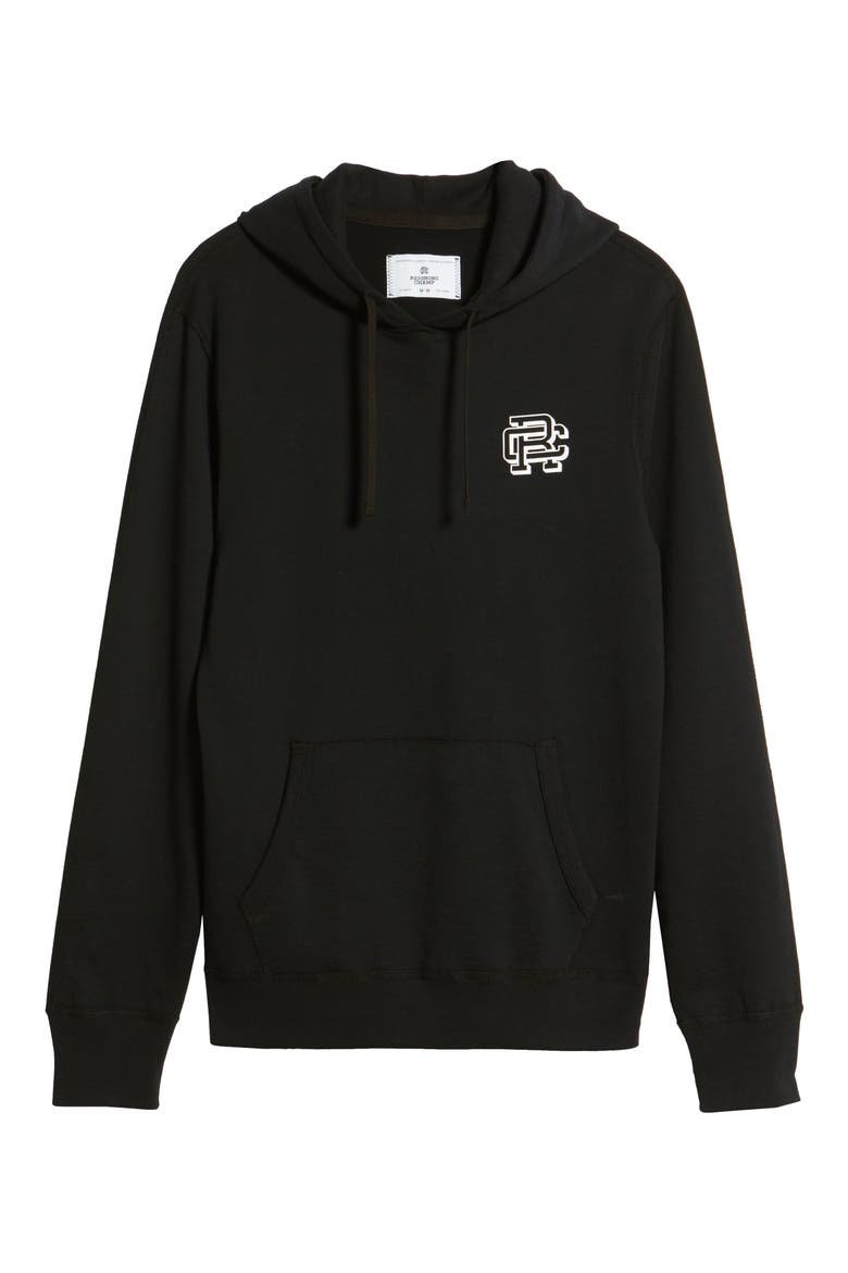 Classic Fit Hooded Pullover, Alternate, color, BLACK