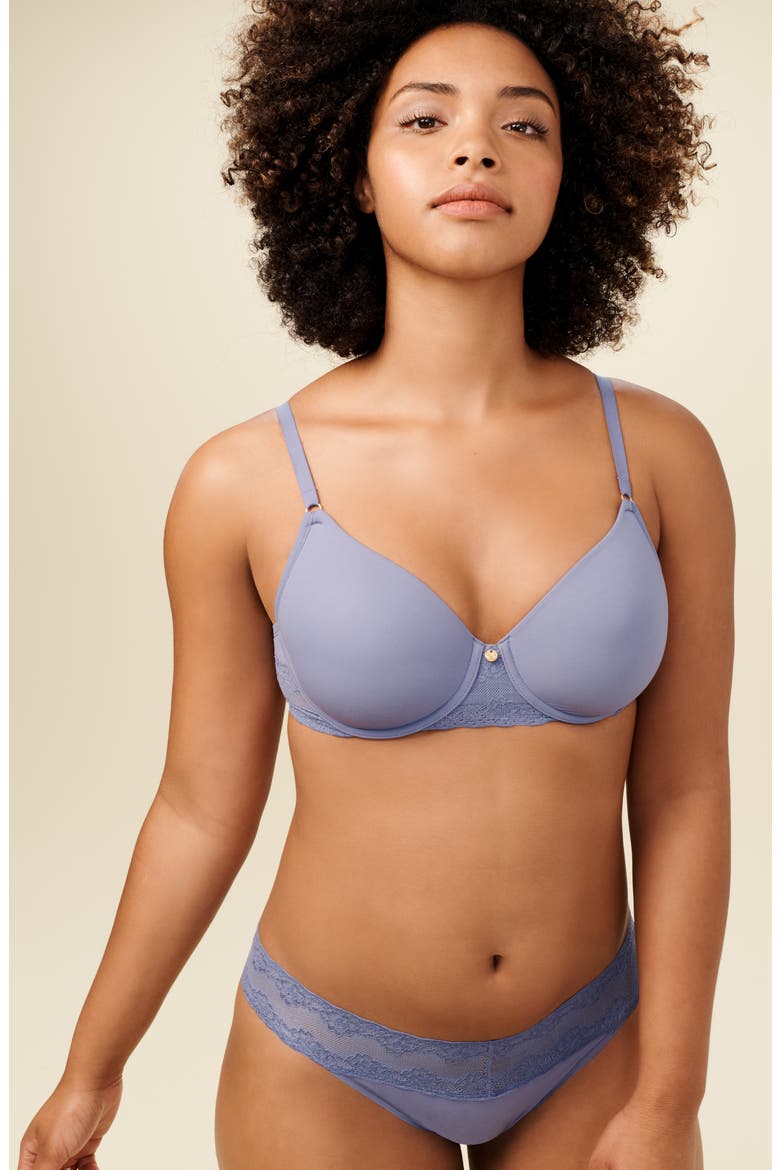 Bliss Perfection Thong, Alternate, color, DOVE GREY