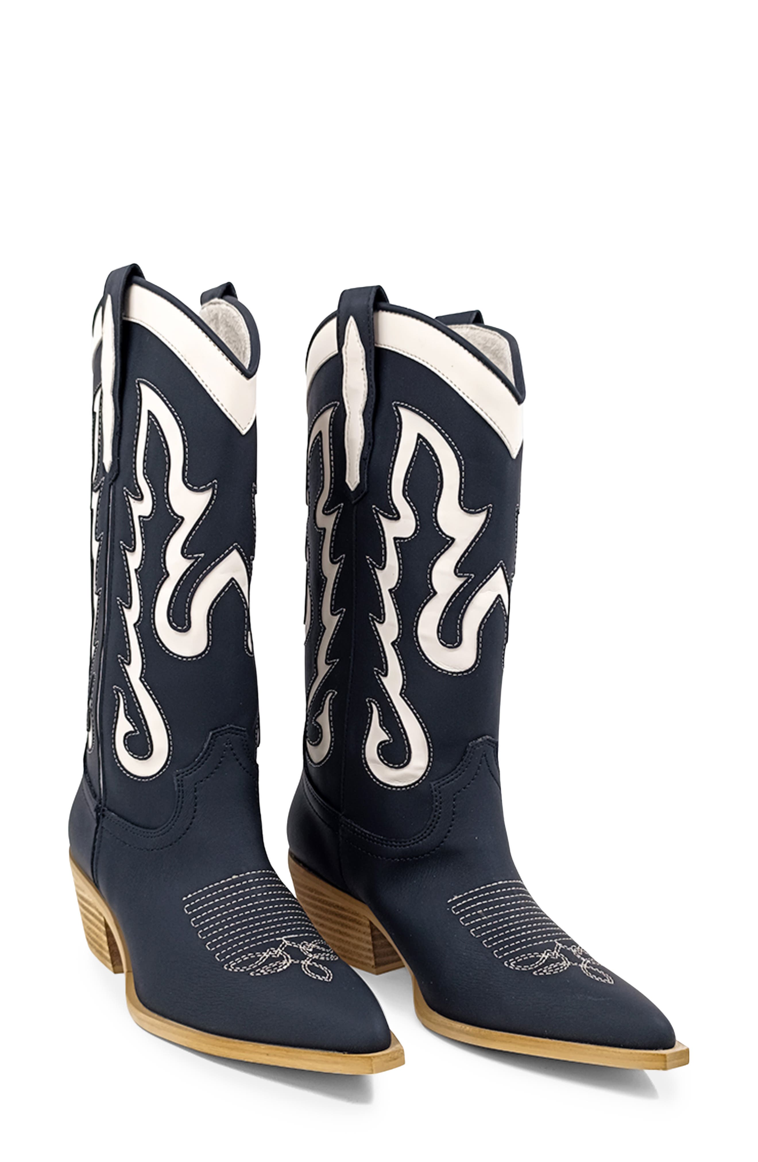SHUSHOP Yaya Western Boot, Alternate, color, 