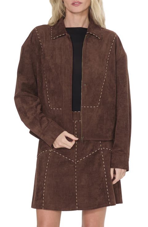 Avyanna Faux Suede Jacket