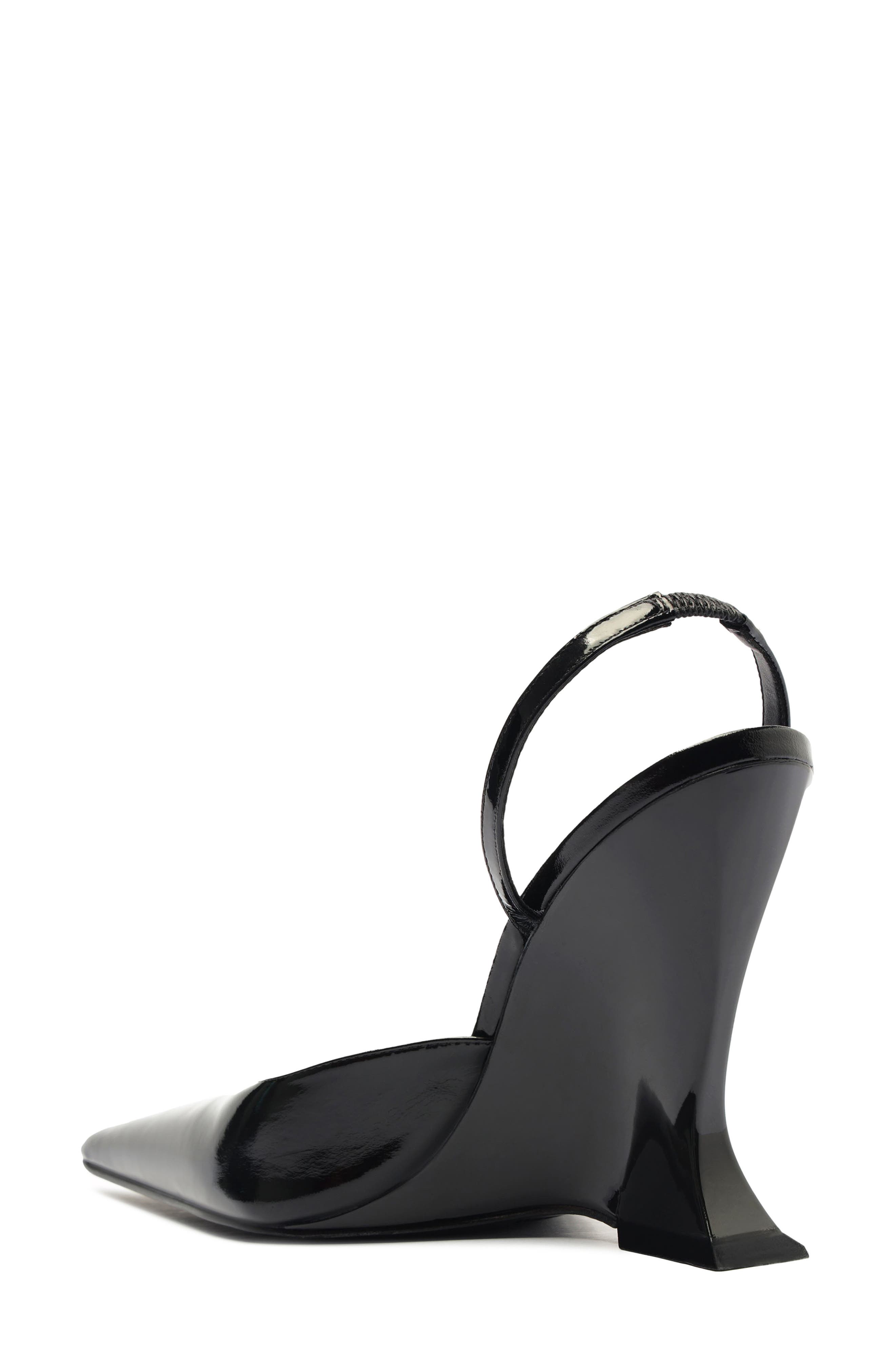 Schutz Siena Slingback Pointed Toe Wedge Pump, Alternate, color, 