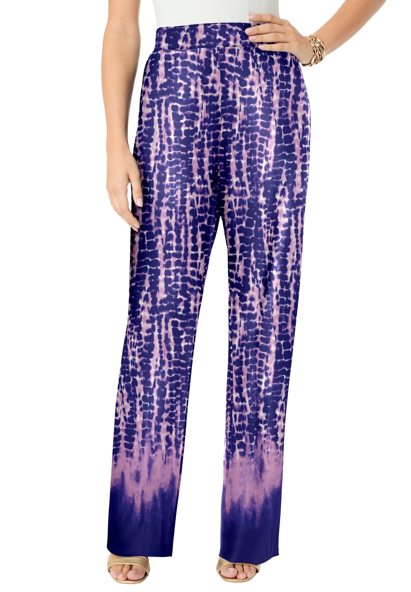 MAUVE TIE DYE BORDER