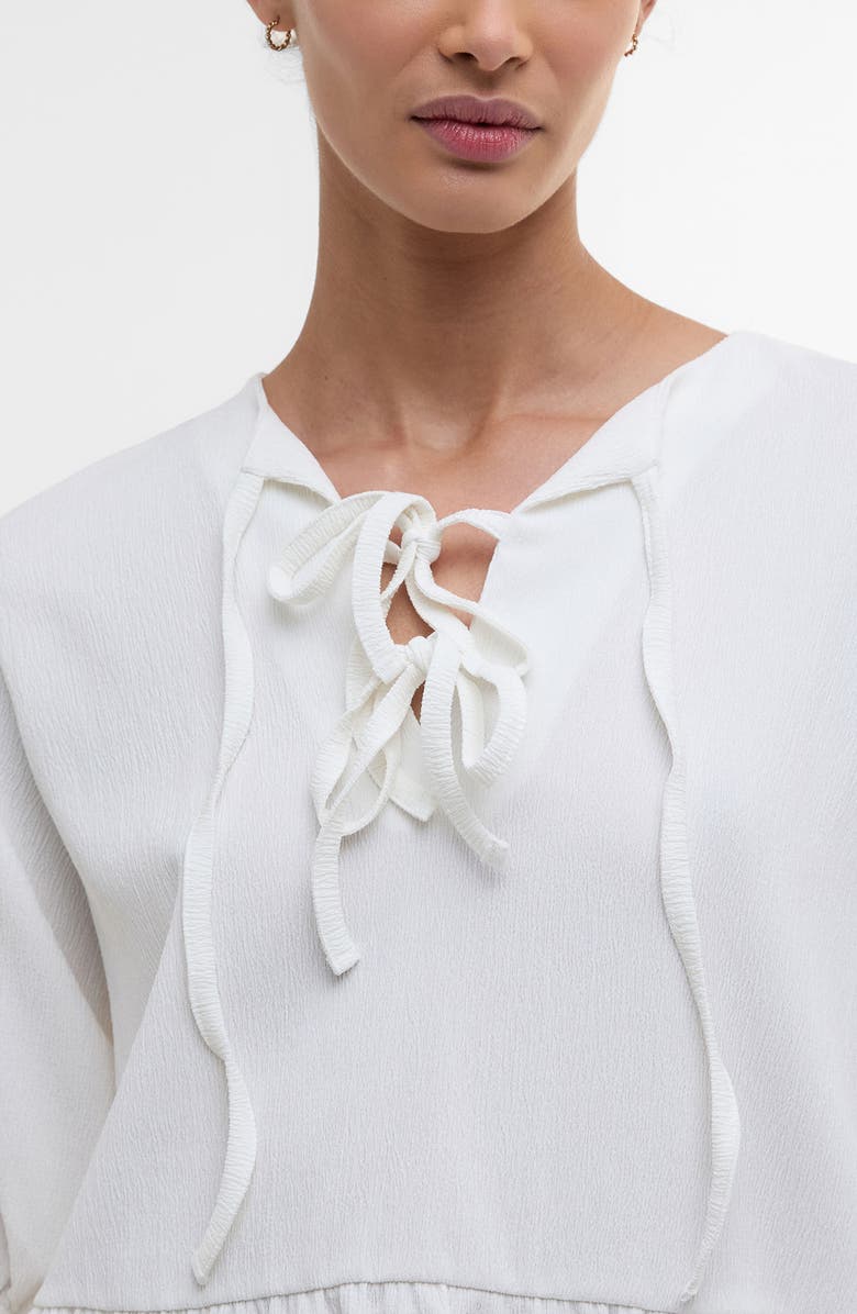 Barbour Louise Peplum Shirt, Alternate, color, Cloud