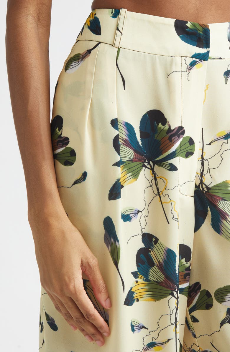 ISRAELLA KOBLA Tanzia Floral Pants, Alternate, color, Blooms Print