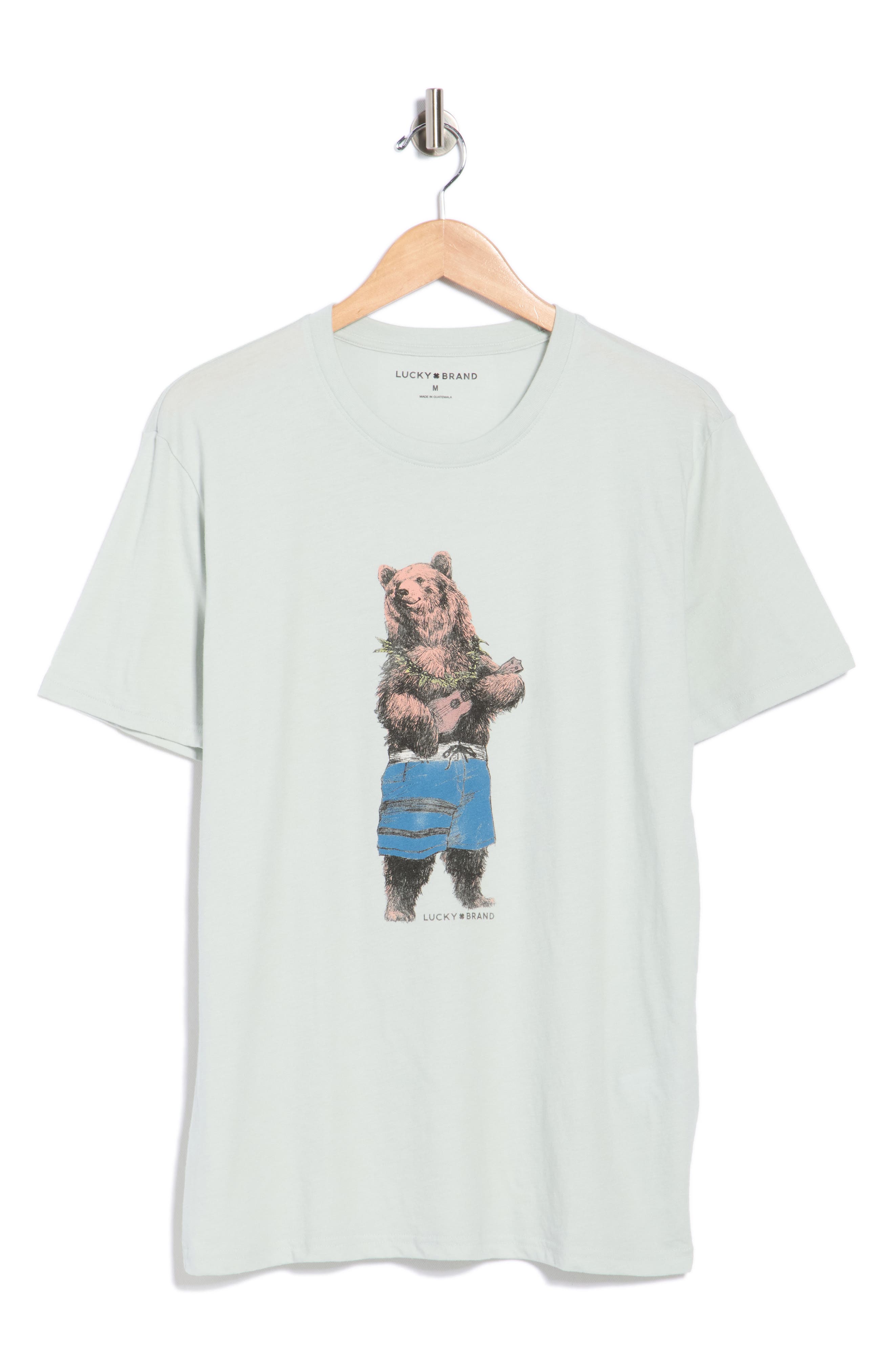 Lucky Brand Ukulele Bear Graphic T-Shirt