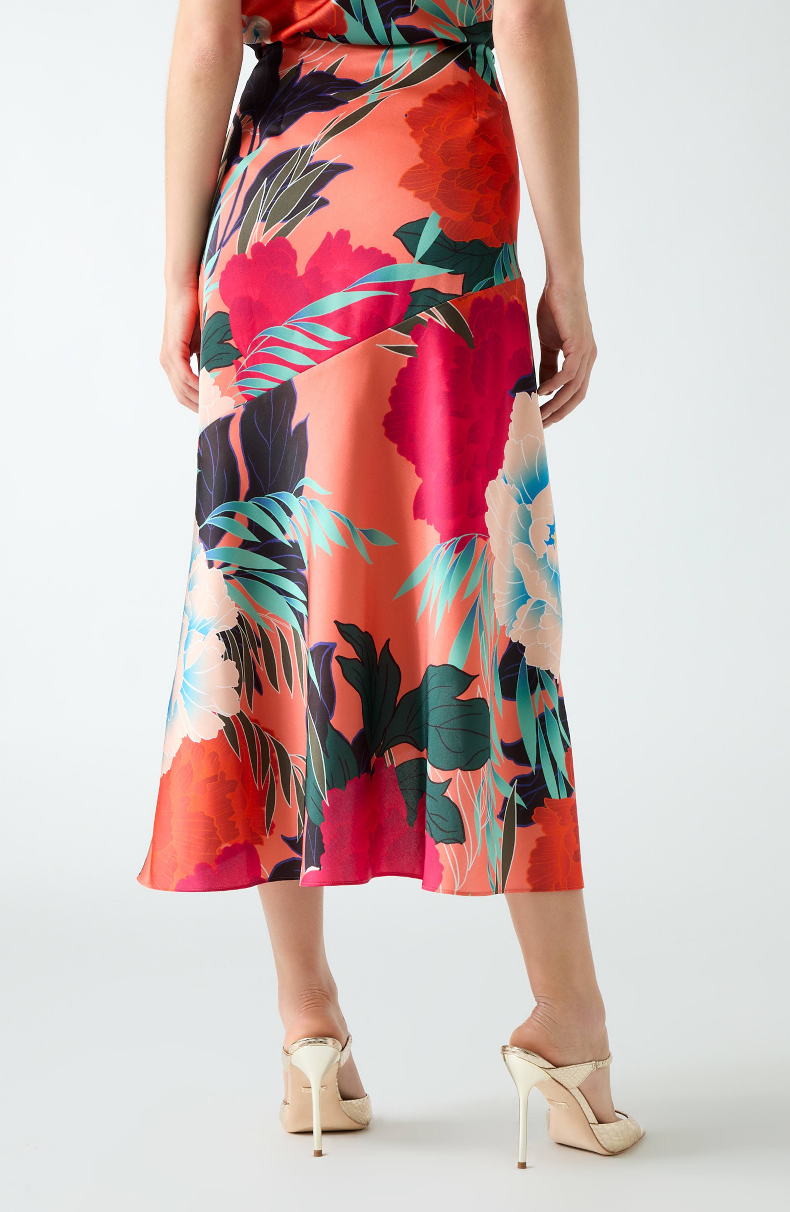 Roma Print Midi Skirt - image 2