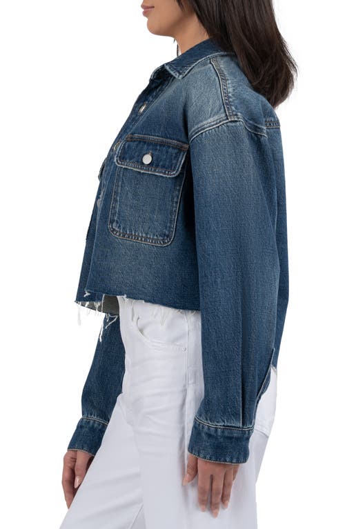 KUT FROM THE KLOTH KUT FROM THE KLOTH LANA RAW HEM DENIM JACKET