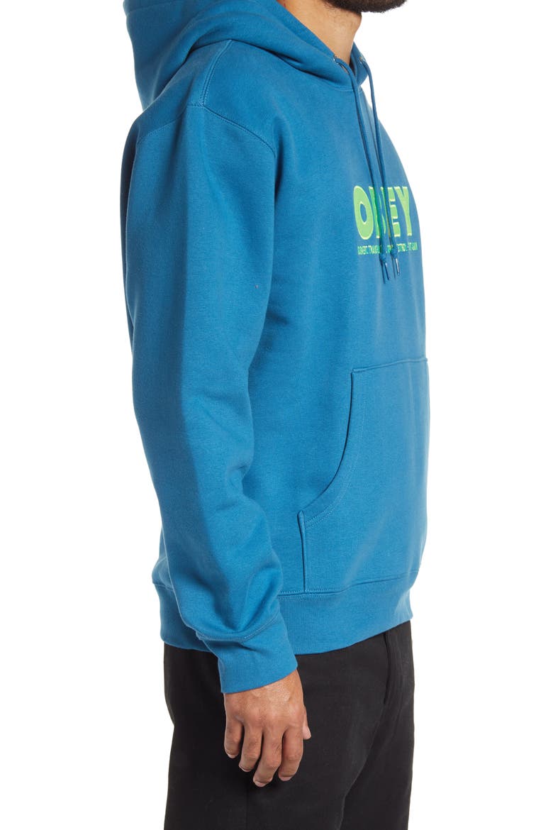 Hubbs Logo Hoodie, Alternate, color, SAPPHIRE