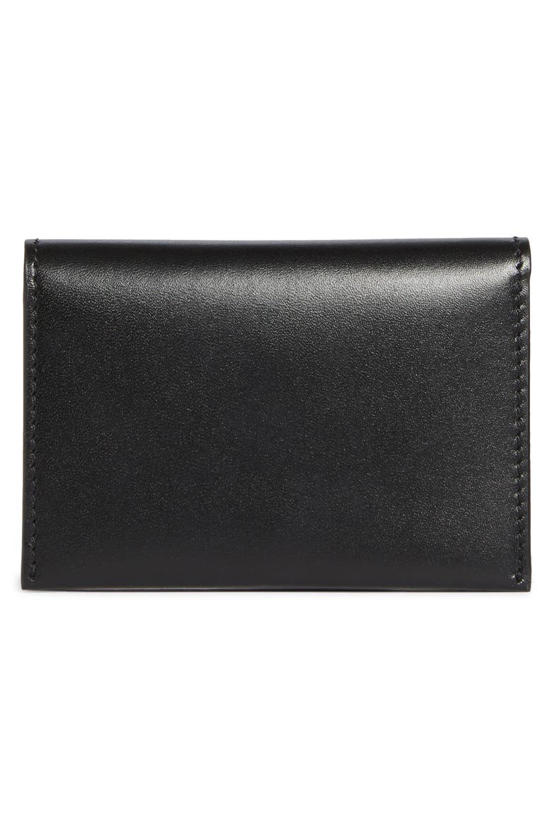 Travel Leather Card Case, Alternate, color, BLACK ANS