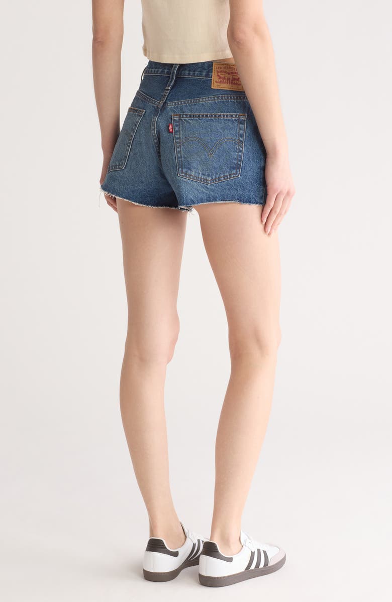 Levi's<sup>®</sup> 501<sup>®</sup> Original Rip & Repair Denim Cutoff Shorts, Alternate, color, 