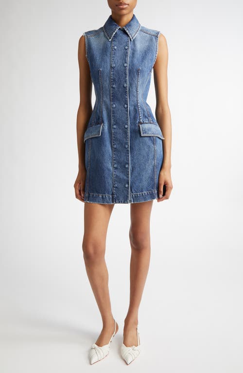 SPORTMAX Carabo Denim Minidress in Navy  product