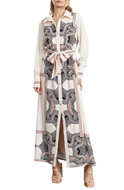 Clamena Long Sleeve Maxi Dress