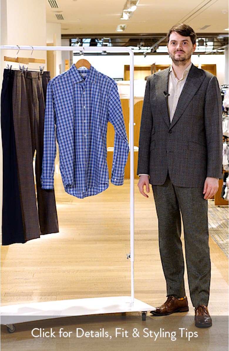 Crown Light Plaid Button-Up Shirt, sales video thumbnail