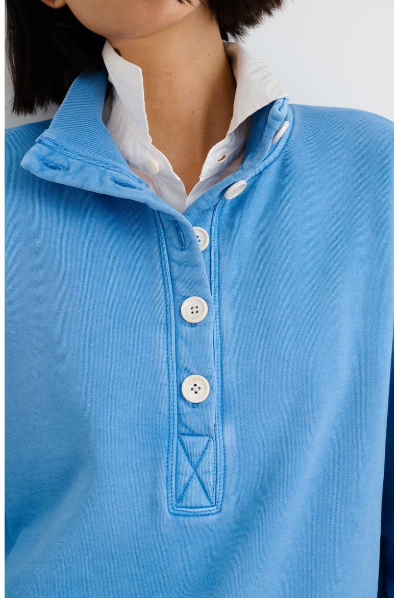 Penny Fleece Pullover, Alternate, color, FADED BLUE