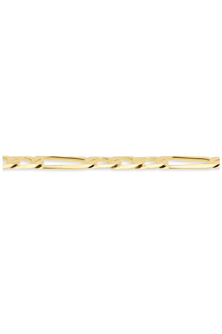14K Gold Figaro Chain Necklace, 4mm, Alternate, color, 14KY