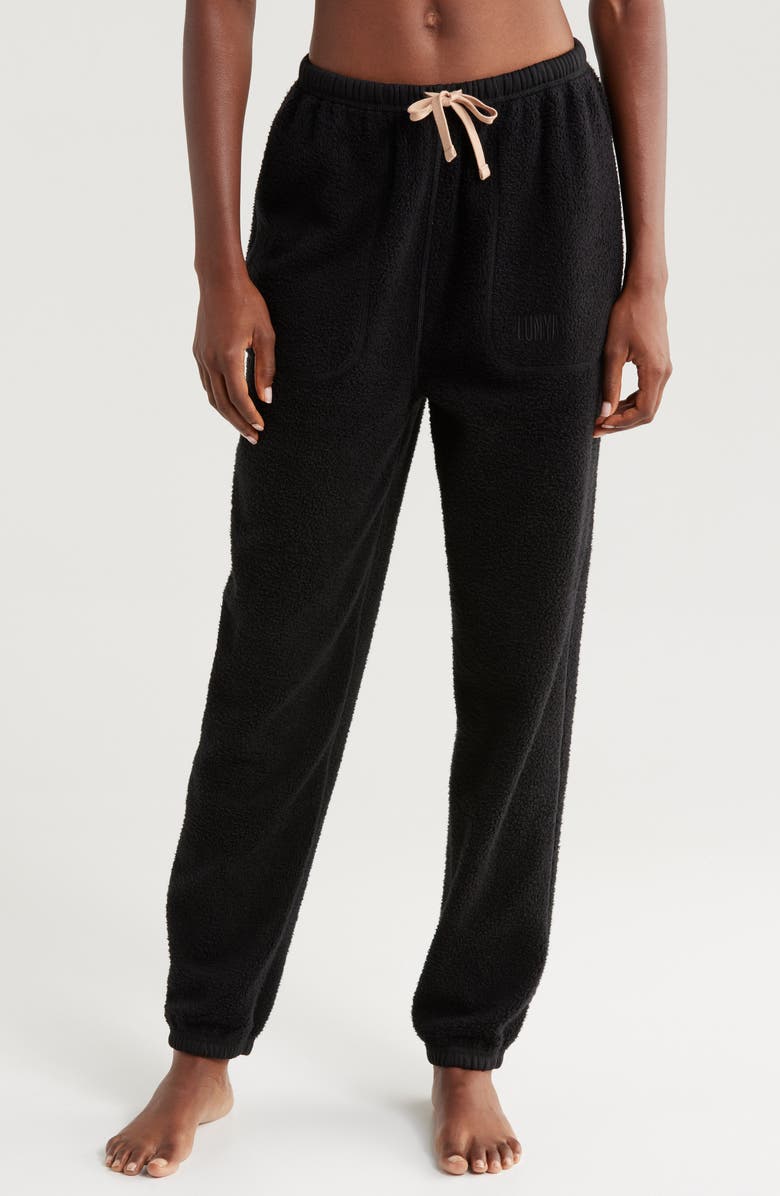 Lunya Silksweats<sup>™</sup> Reversible Pajama Joggers, Alternate, color, Immersed Black