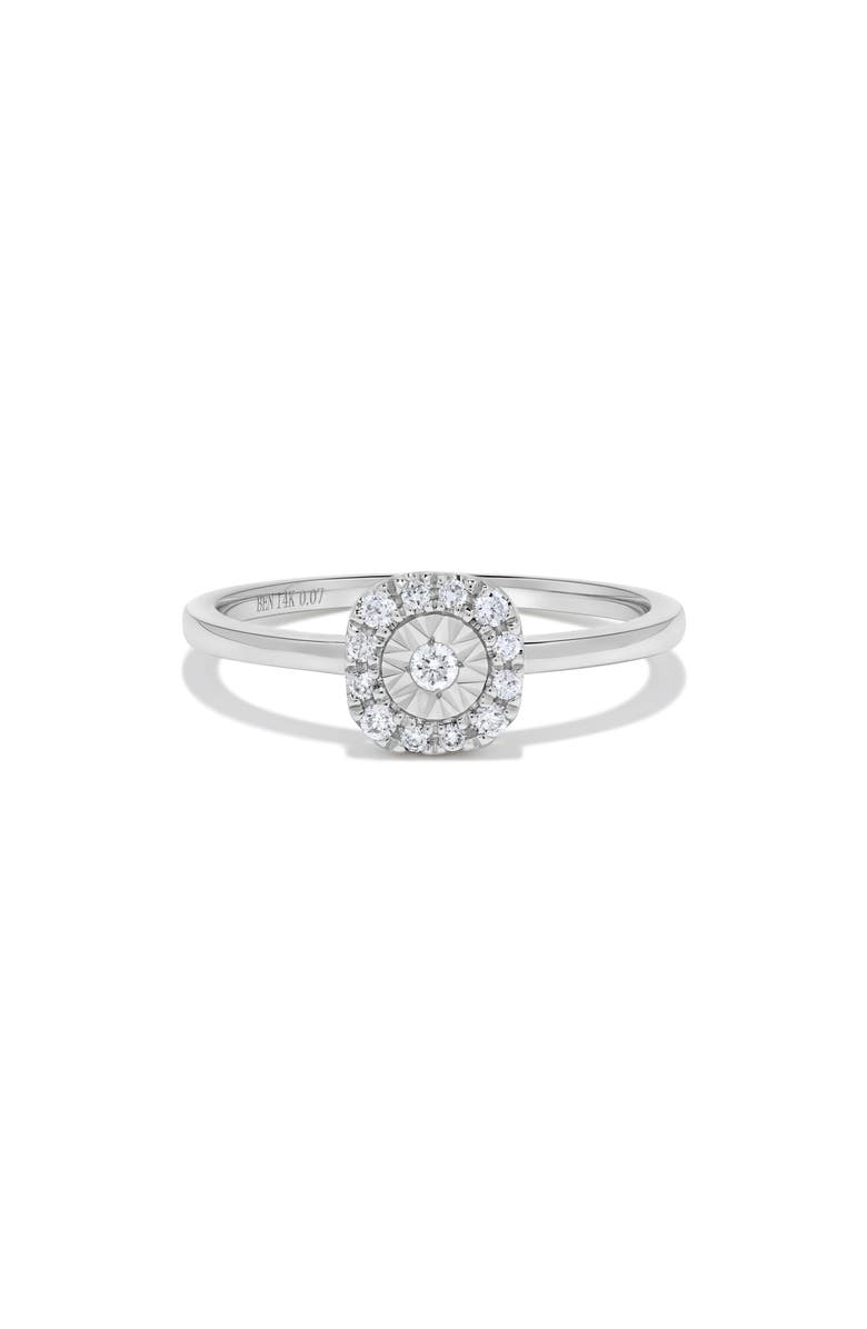 H.J. Namdar Diamond Miracle Ring, Alternate, color, White Gold