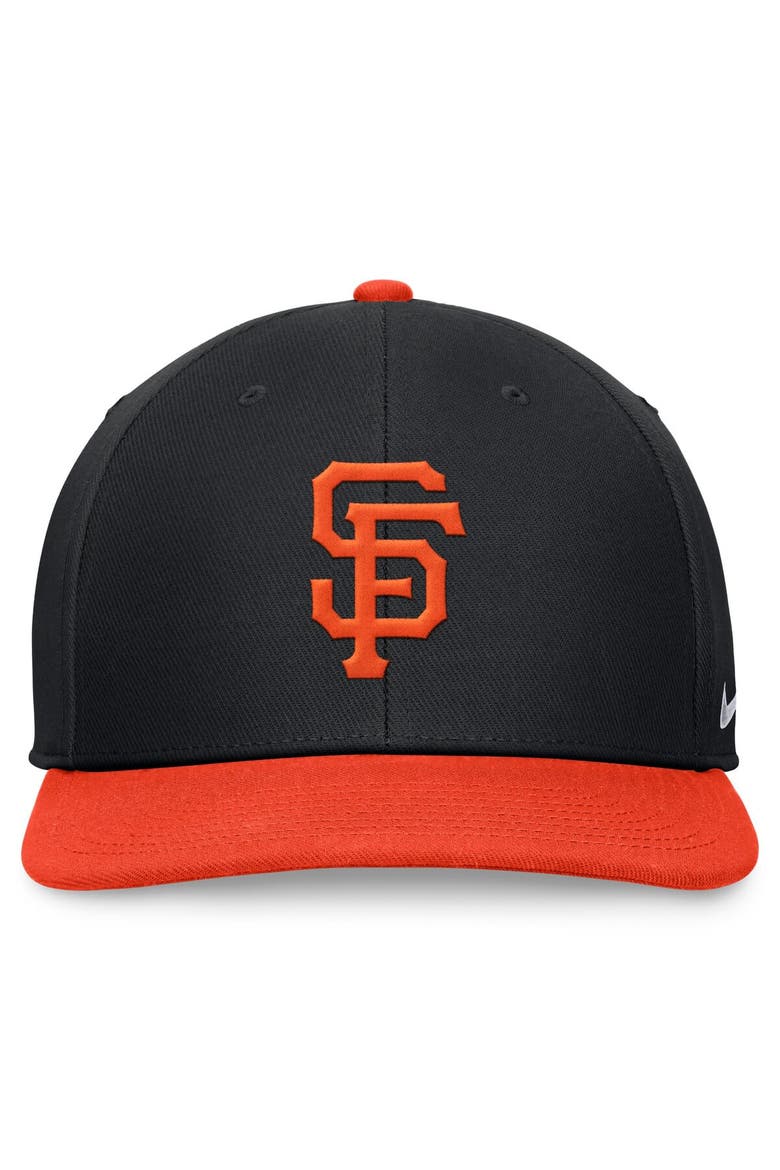 Men's Nike Black/Orange San Francisco Giants Evergreen Two-Tone Snapback Hat, Alternate, color, Black