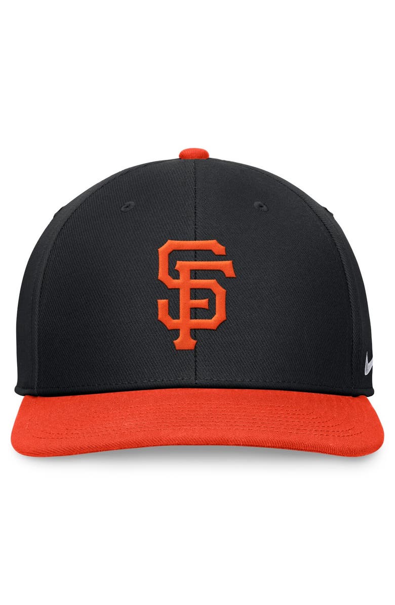 Nike Men's Nike Black/Orange San Francisco Giants Evergreen Two-Tone Snapback Hat, Alternate, color, Black