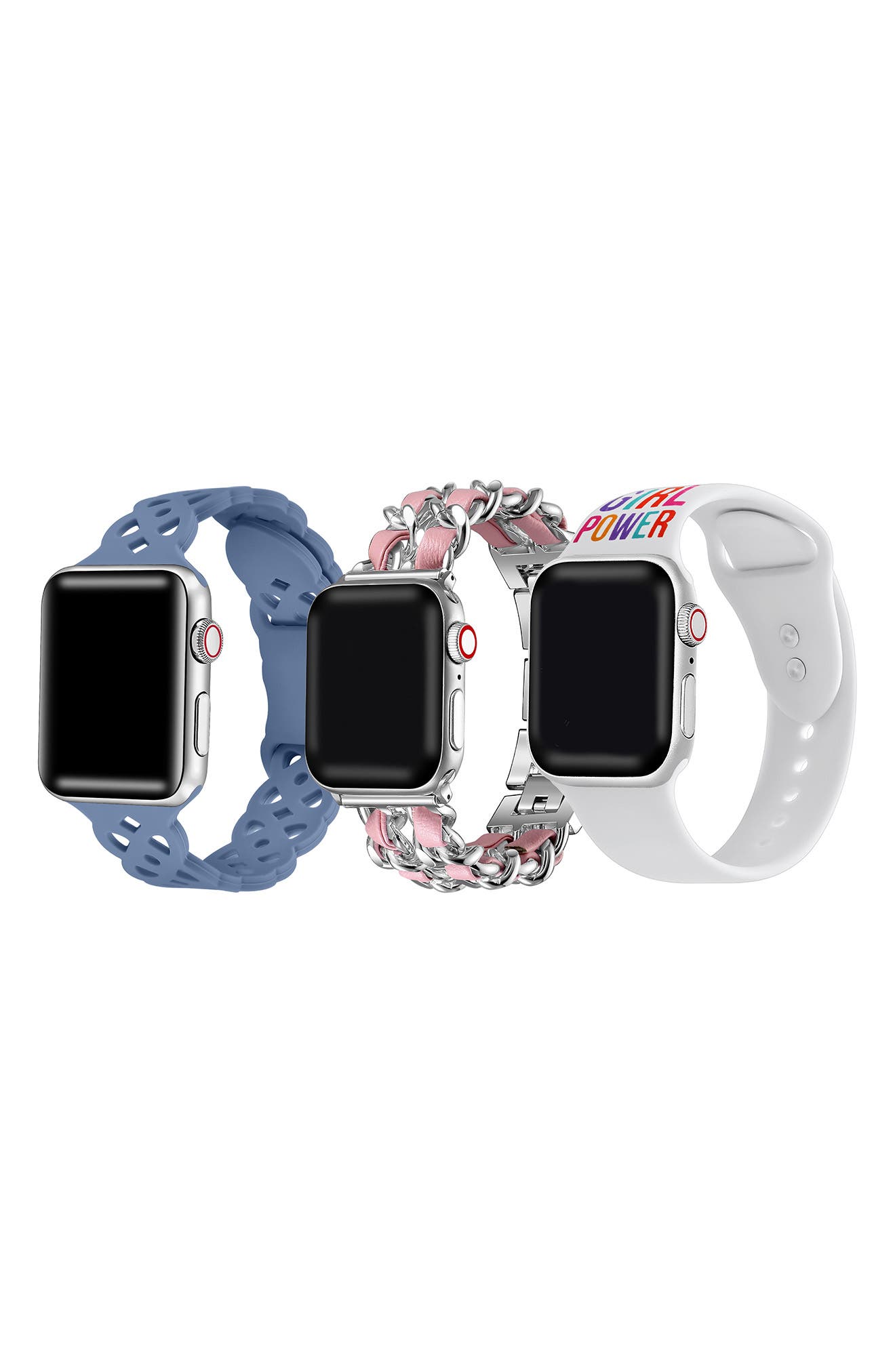 Girl Power Assorted 3-Pack Apple Watch® Watchbands