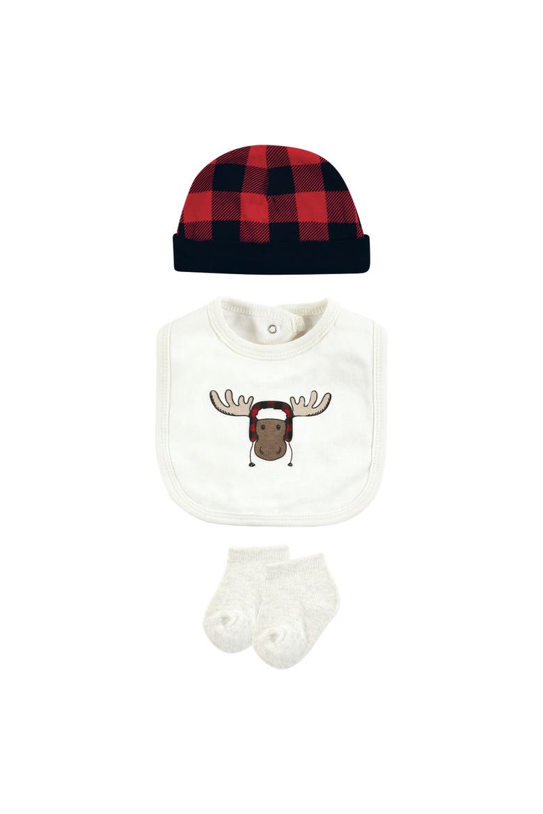 Infant Apparel Set in Soft Cotton, Alternate, color, Winter Moose