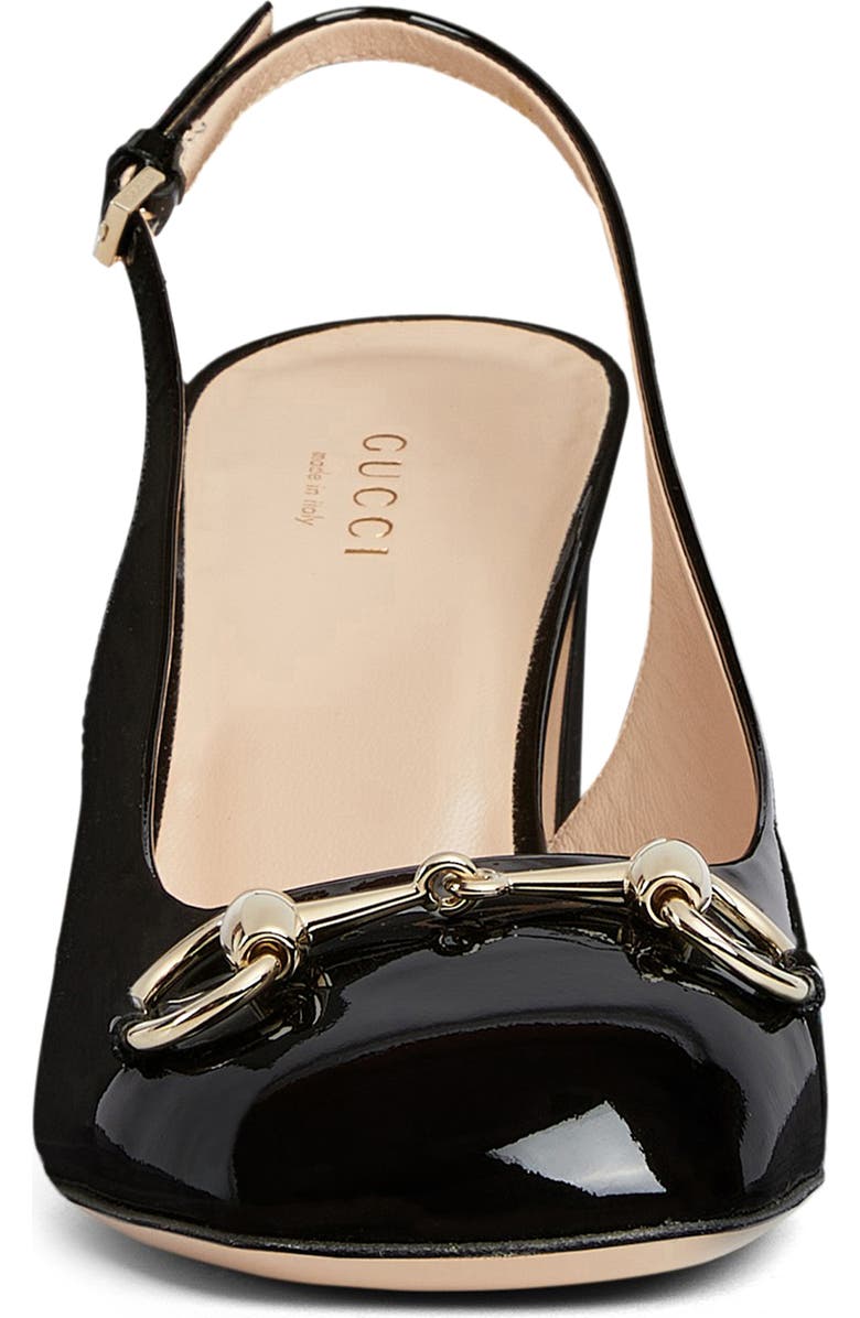 Gucci Lady Horsebit Slingback Pump, Alternate, color,