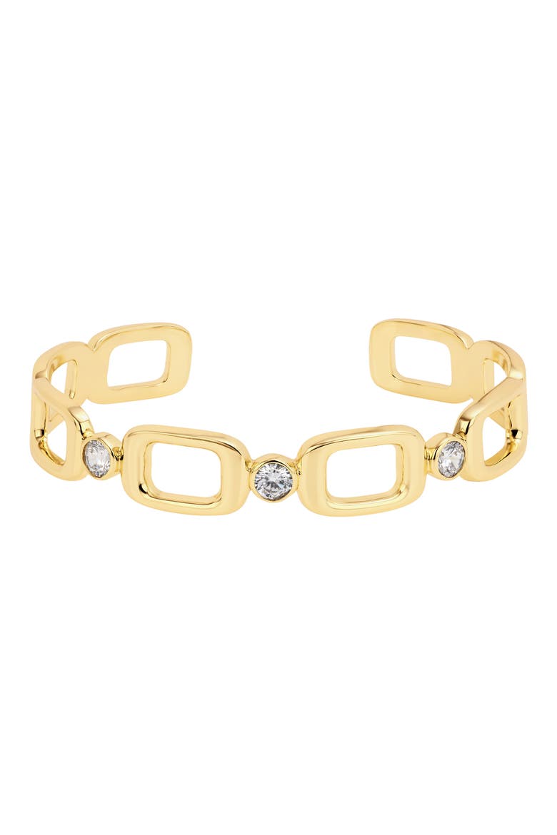 Modern Muse CZ Square Link Cuff Bracelet video