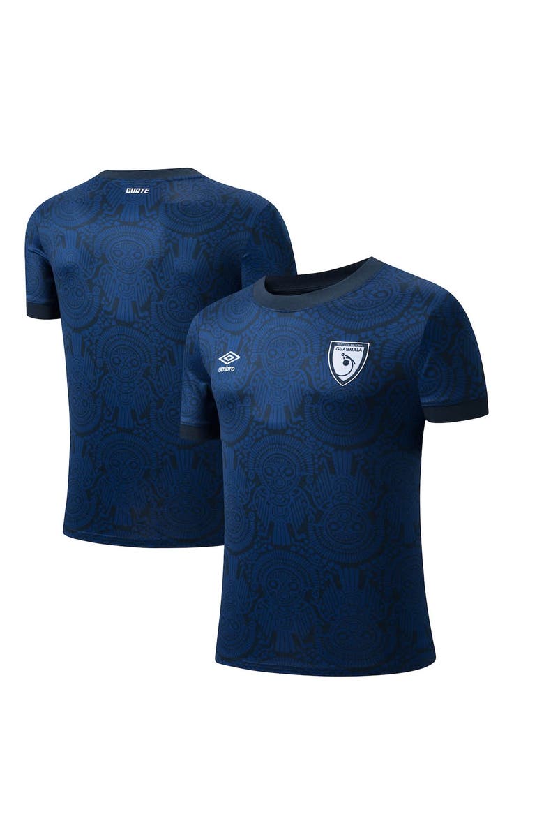 Umbro Men's Umbro Navy Guatemala National Team 2025 Pre-Match Jersey, Alternate, color, 